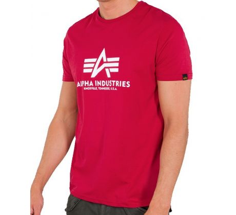 Alpha Industries tričko Basic RBF red