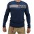 Alpha Industries tričko z dlhým rukávom Nasa RS LS Navy