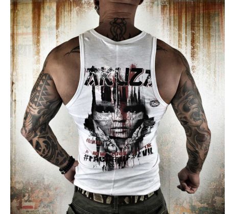 Yakuza Tielko Face Of Evil Tank-white