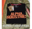 Alpha Industries tričko Blurred -black