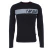 Alpha Industries tričko z dlhým rukávom Nasa RS LS black
