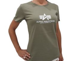 Alpha Industries Dámske tričko Basic T Wmn olive