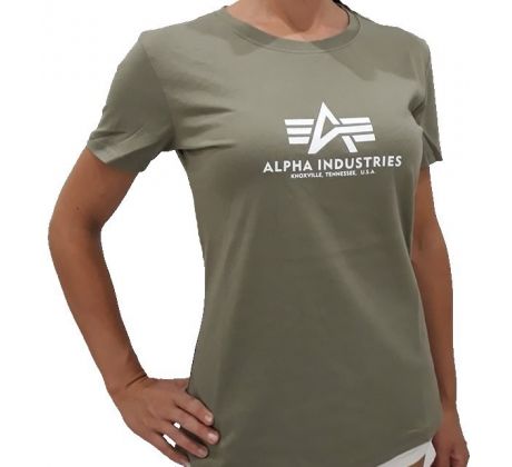 Alpha Industries Dámske tričko Basic T Wmn olive