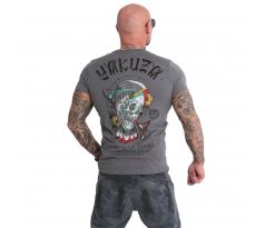 Yakuza tričko Tattoo Line Death  battleship gray