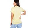 Alpha Industries Dámske tričko Rainbow T Wmn pastel yellow