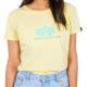 Alpha Industries Dámske tričko Rainbow T Wmn pastel yellow