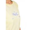 Alpha Industries Dámske tričko Rainbow T Wmn pastel yellow