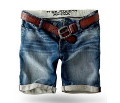Thor Steinar šortky Jeans short Varangar denim-blue