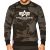 Alpha Industries mikina Basic Sweater black camo