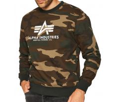 Alpha Industries mikina Basic Sweater wdl camo