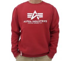Alpha Industries mikina Basic sweater RBF red