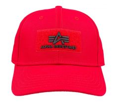 Alpha Industries šiltovka Velcro II speed red