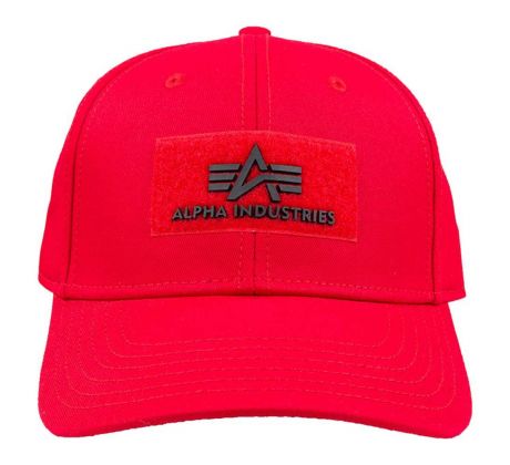 Alpha Industries šiltovka Velcro II speed red