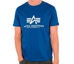 Alpha Industries tričko Basic nasa blue