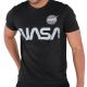 Alpha Industries tričko NASA Reflective T black