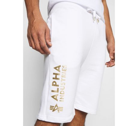 Alpha Industries šortky Basic short AI Foil Print white/yellov gold