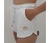 Alpha Industries dámske šortky Basic Short SL Foil Print Wmn white/yellow gold