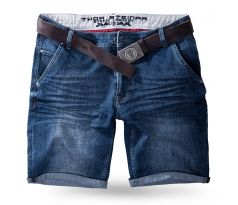 Thor Steinar šortky Jeans short Varangar dunkel blau