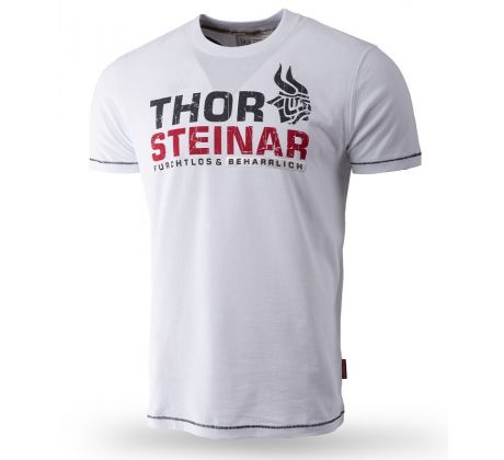 Thor Steinar tričko Furchtlos & Beharrlich white
