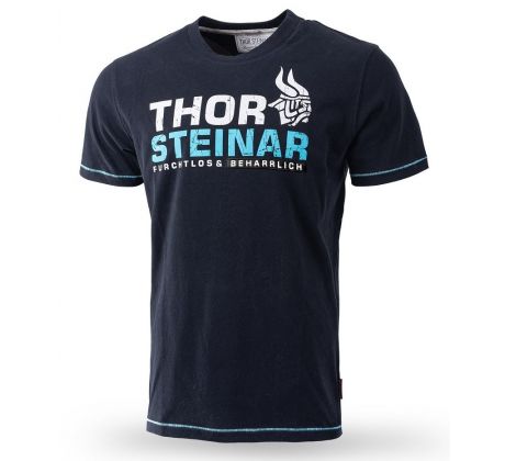 Thor Steinar tričko Furchtlos & Beharrlich schwarz blau