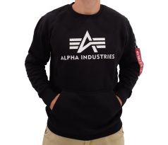 Alpha Industries mikina 3D logo sweater black