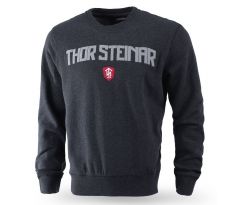 Thor Steinar mikina Upgrade schwarz melange