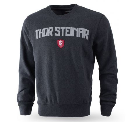 Thor Steinar mikina Upgrade schwarz melange