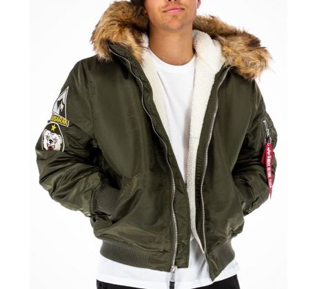 Alpha Industries zimná bunda MA-1 Arctic dark olive