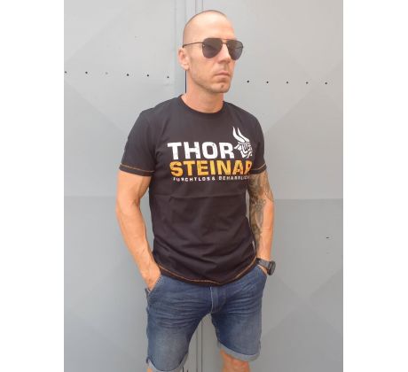 Thor Steinar tričko Furchtlos & Beharrlich schwarz gelb