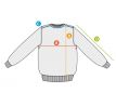 Alpha Industries mikina Alpha Label Sweater grey black