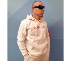 Alpha Industries mikina Alpha Label Hoody jet stream