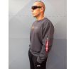 Alpha Industries mikina Alpha Label Sweater grey black