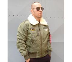 Alpha Industries zimná bunda Injector III Air Force sage green