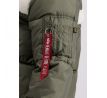 Alpha Industries dámska zimná bunda Puffer Coat ZH Wmn sage green