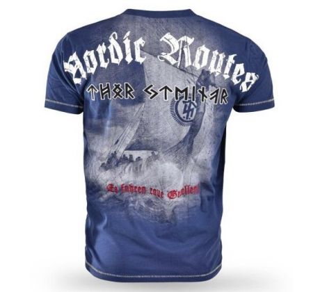 Thor Steinar tričko Nordic Routes marine
