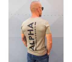 Alpha Industries tričko Backprint T oliveblack