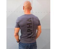 Alpha Industries tričko Backprint T grayblack