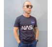 Alpha Industries tričko NASA Reflective T Repl.blue