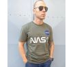 Alpha Industries tričko NASA Reflective T dark olive