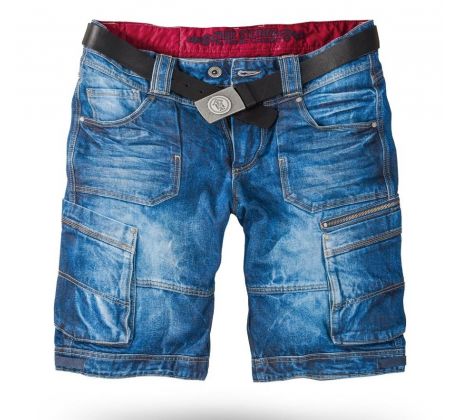 Thor Steinar šortky Cargojeansshorts Reinfried denim lightblue